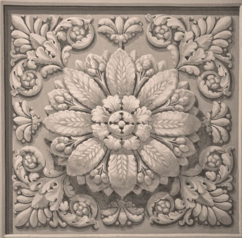 Орнаменты Ренессанса альфрейная роспись