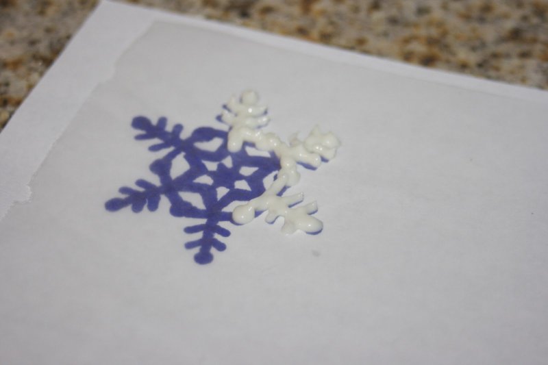 Шоколадные снежинки