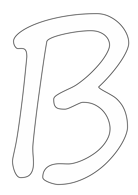 Буквы трафарет для вырезания красивые