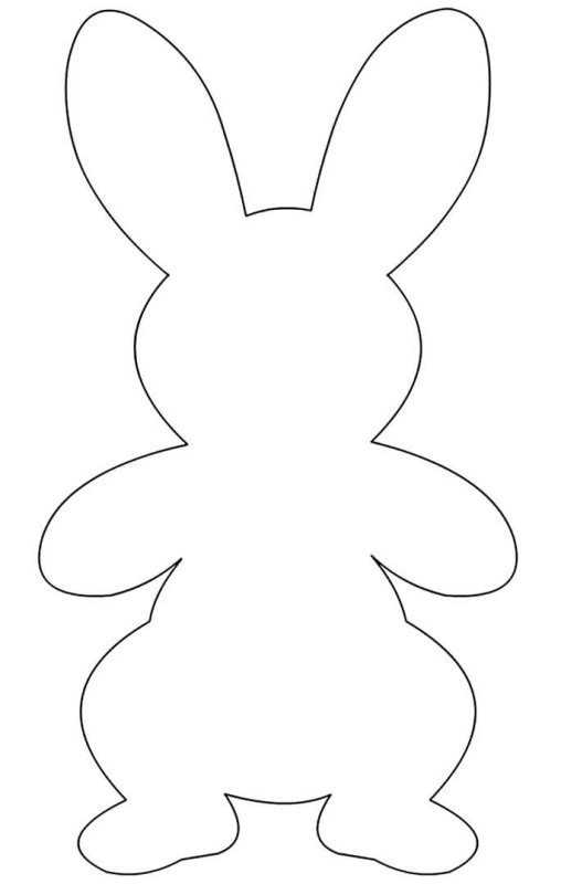 Зайка для вырезания