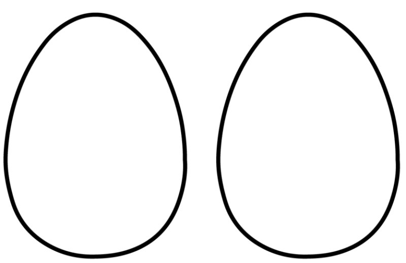 Яйцо шаблон