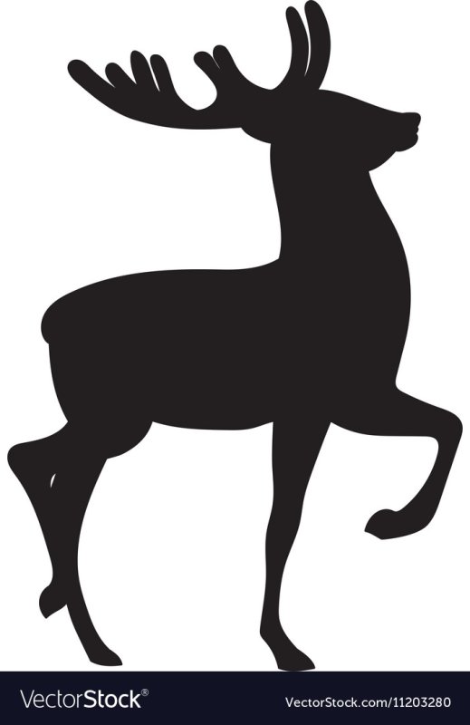 Трафарет "олени"