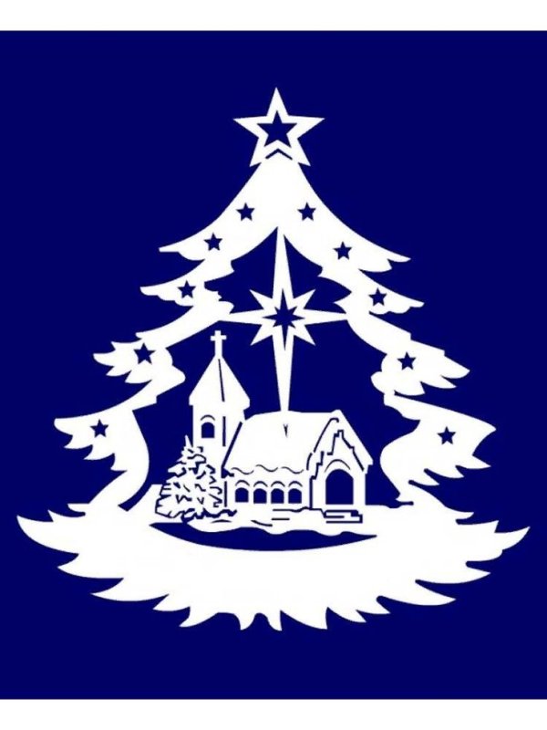 Вытынанки новогодние