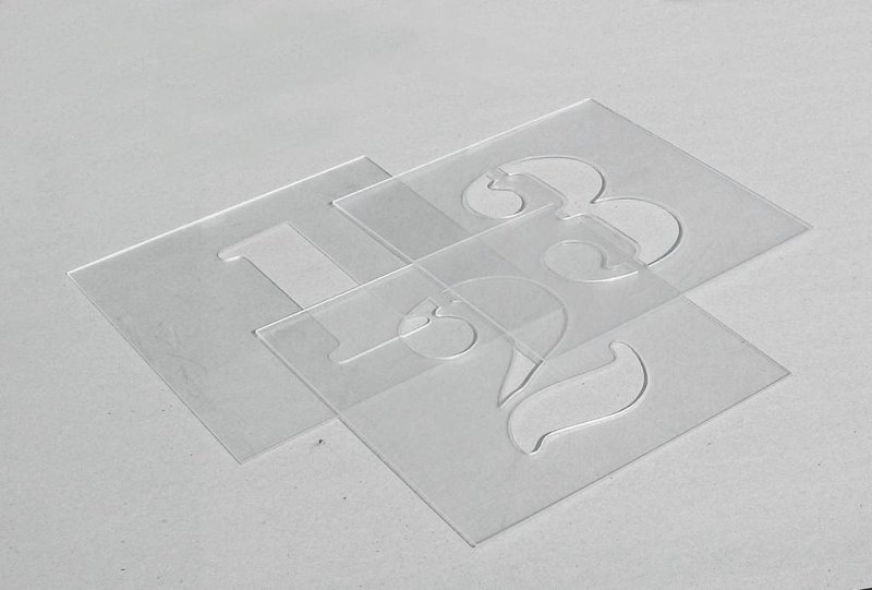 Трафарет из пластика