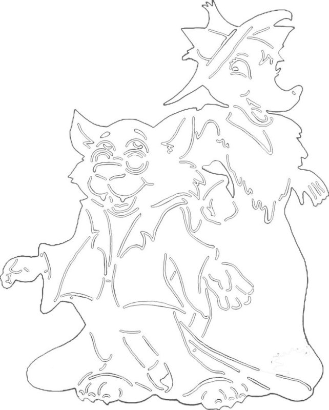 Вытынанки сказочные персонажи