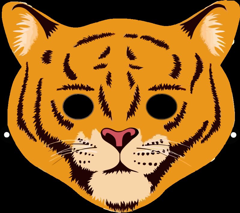 Маска тигренка