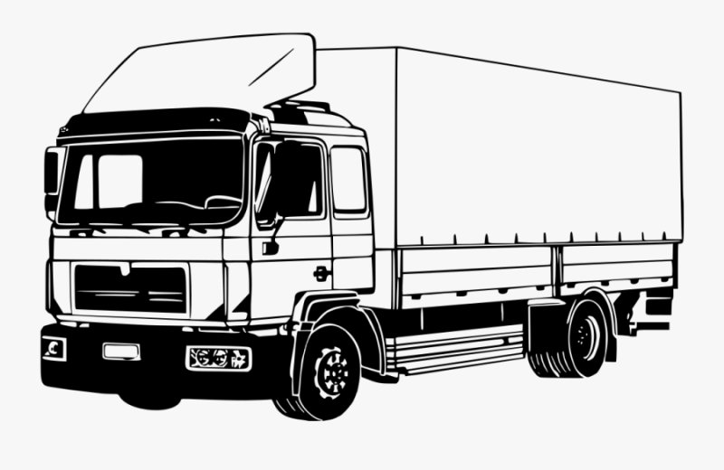 КАМАЗ man сбоку