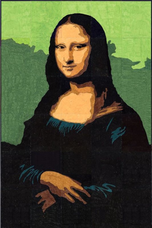 Джоконда Мона Лиза для детей