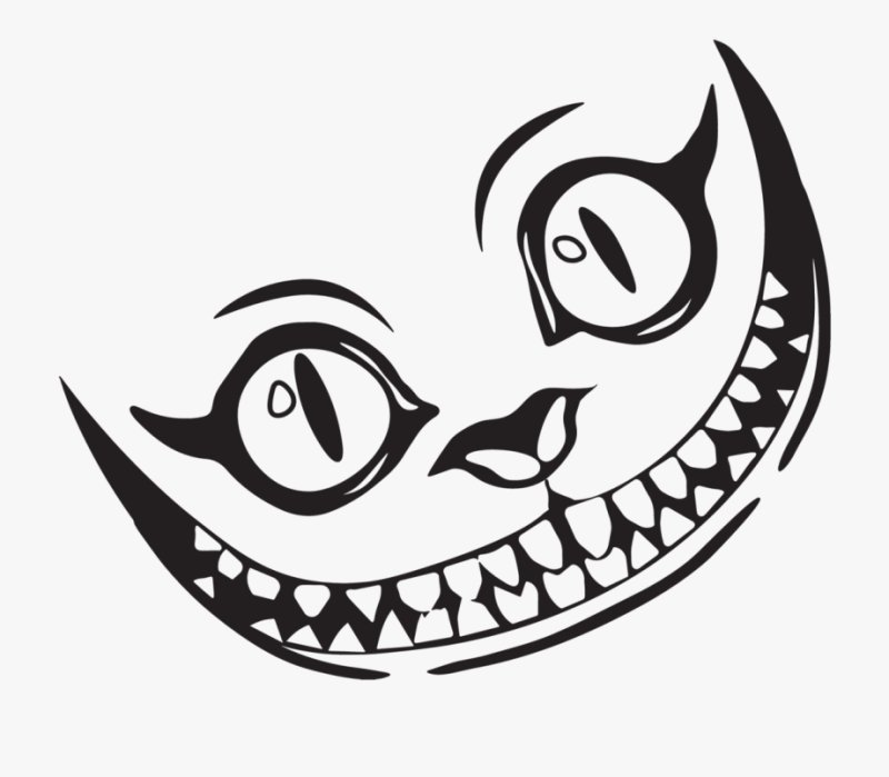 Чеширский кот эскиз