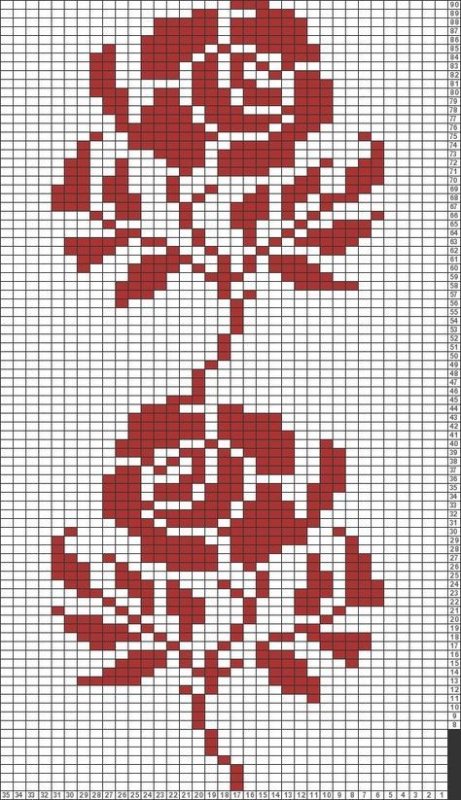 Маленькие узоры для вышивки