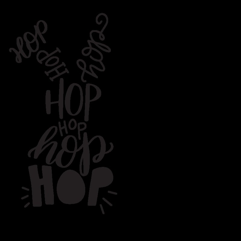 Силуэт зайца