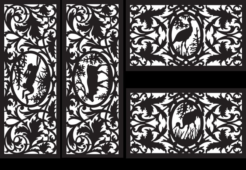 Вектор узоры для ЧПУ лазера