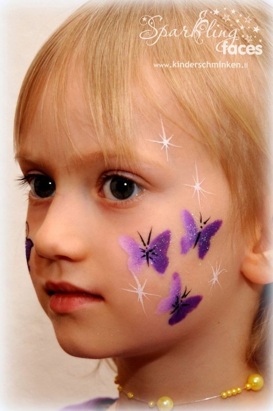 Аквагрим для девочек