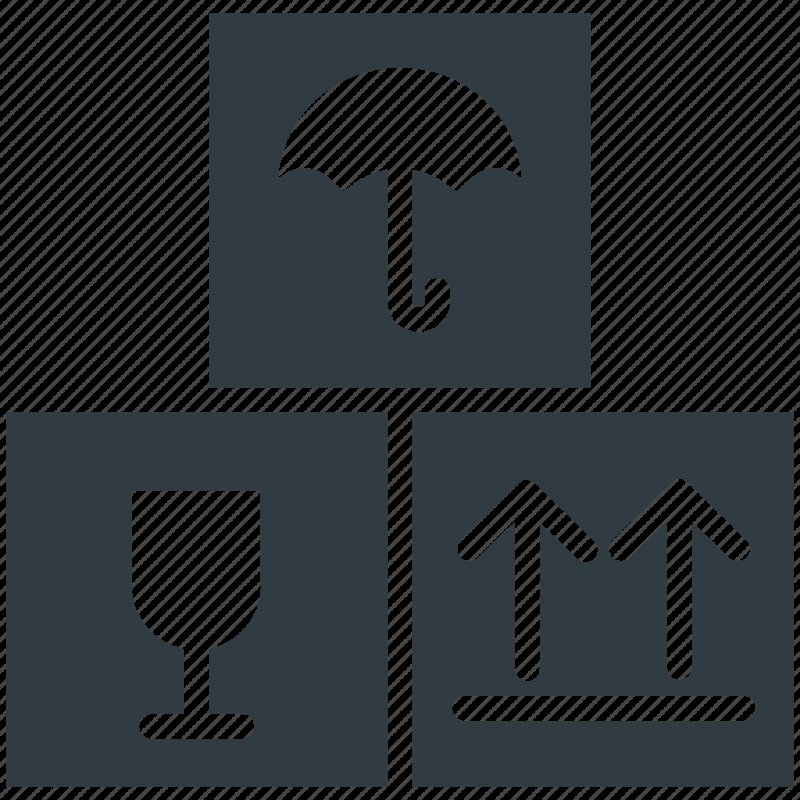 Знак хрупкий груз