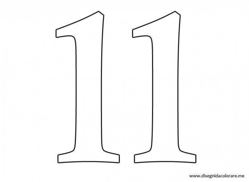 Раскраски для 11