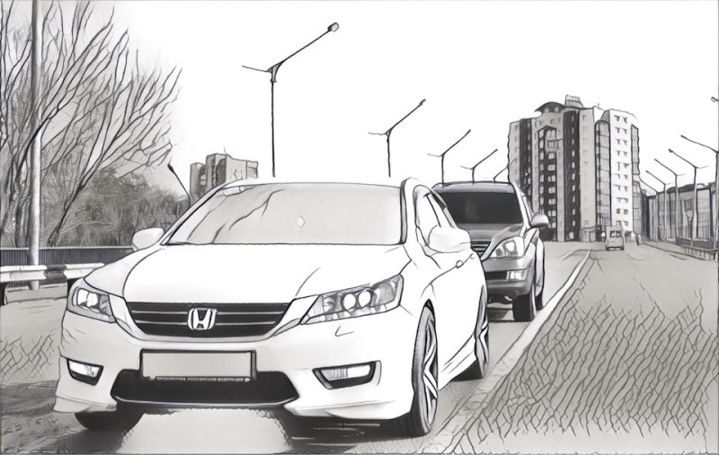 Honda Accord 2008 чертеж