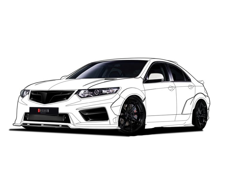 Honda Accord 8 рисунок