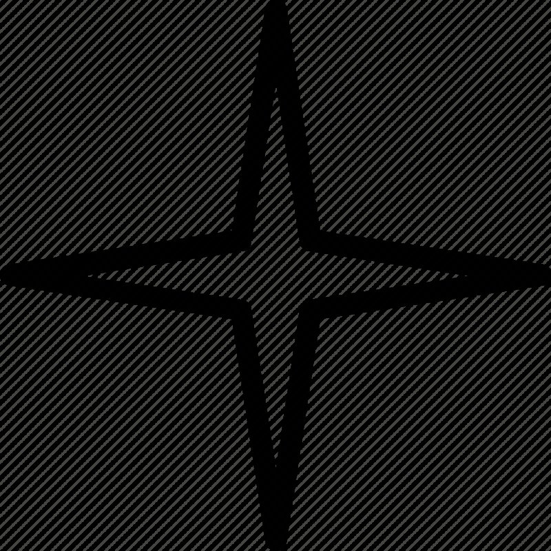 Четырехконечная звезда символ