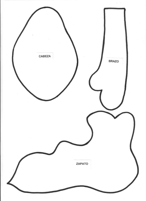 Гном выкройка