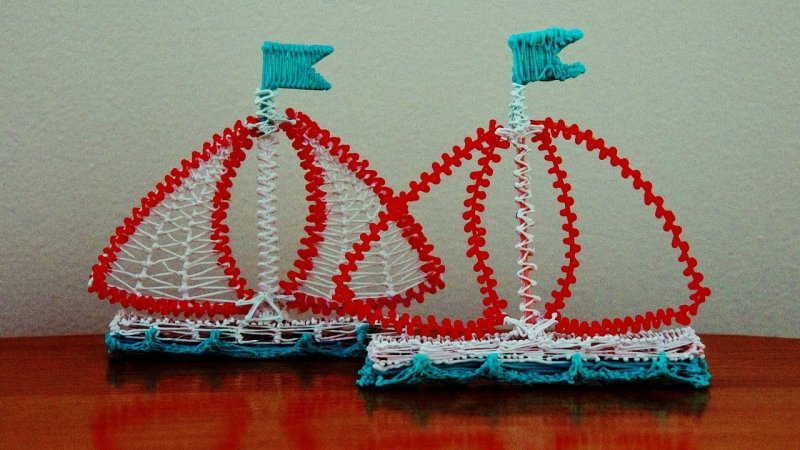 Кораблик из 3д ручки