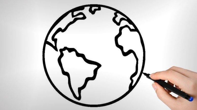 Трафарет земли