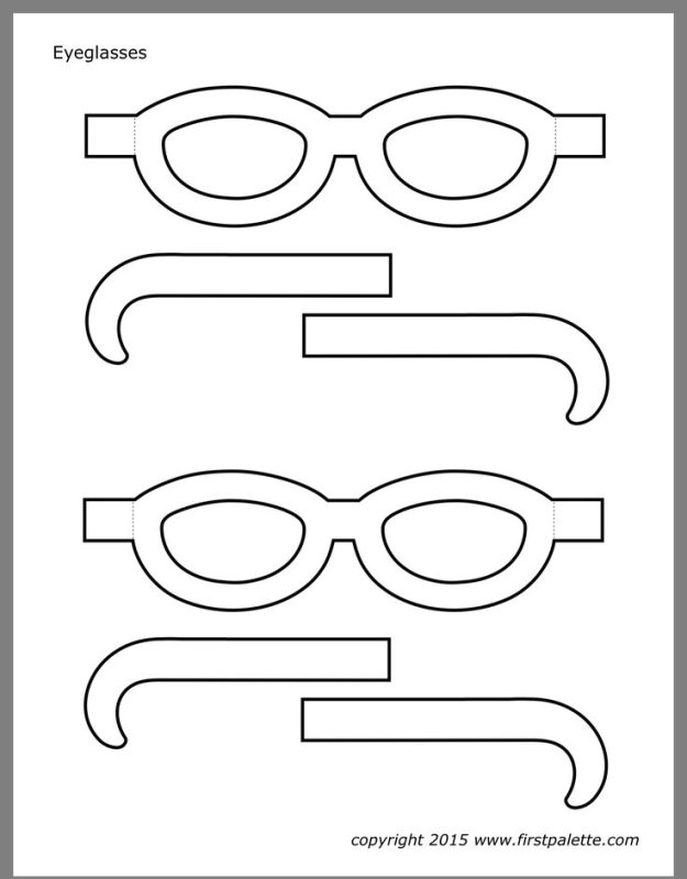Шаблон очков