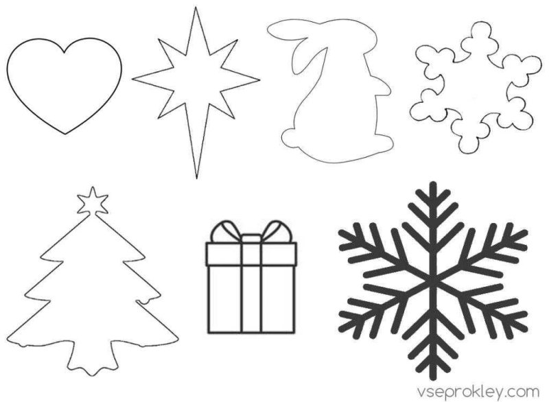 Трафареты для клеевого пистолета