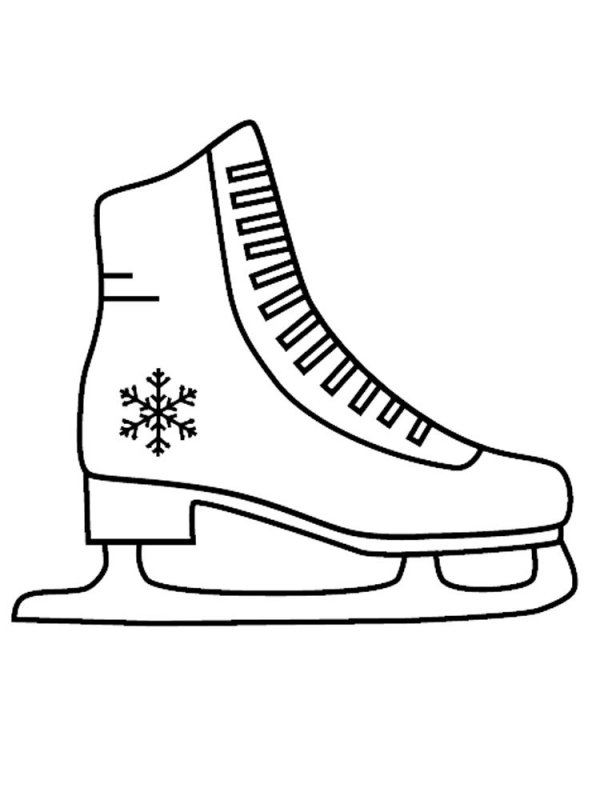 Коньки раскраска