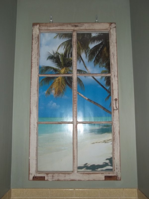 Фальшокно в интерьере