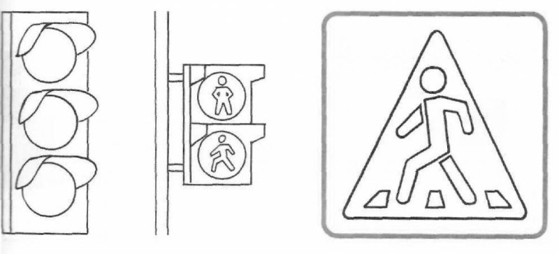 Дорожные знаки раскраска для детей