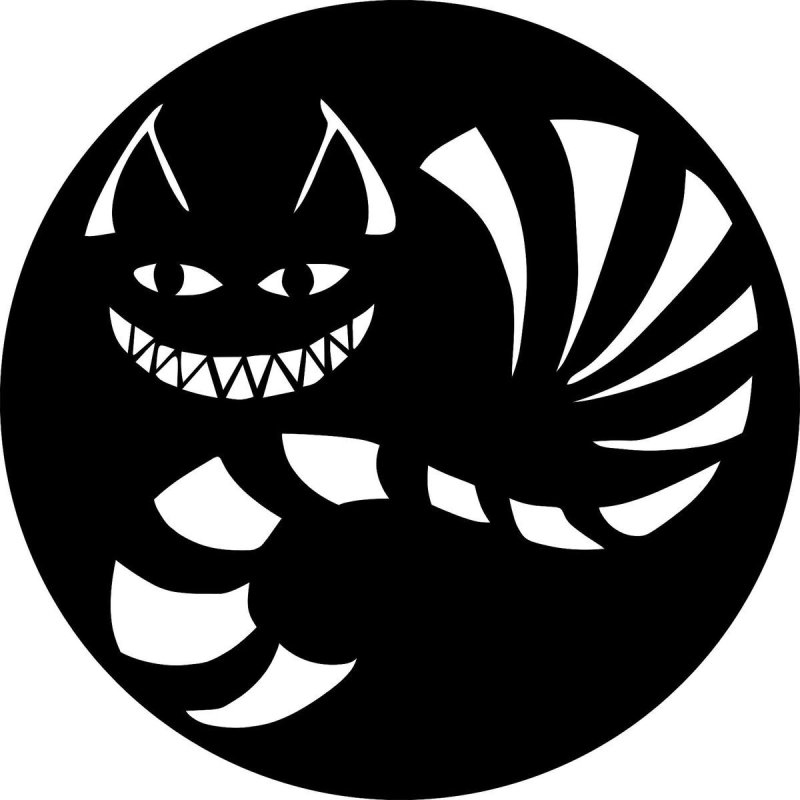 Чеширский кот рисунок