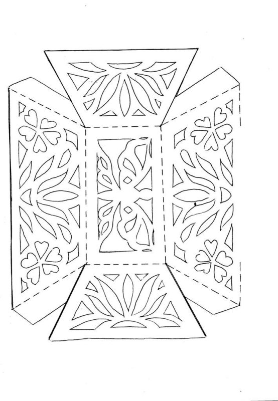 Вытынанки объемные