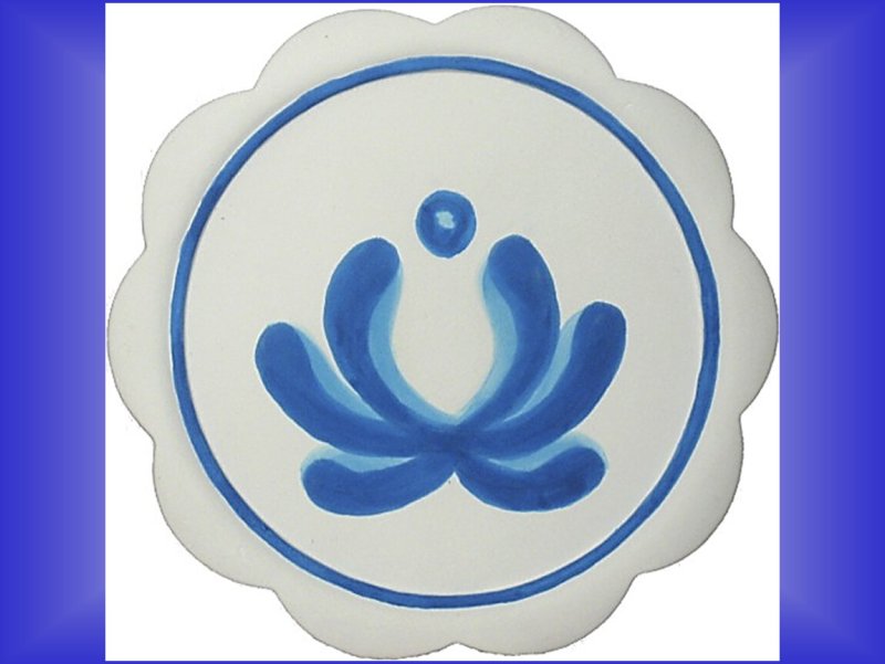 Гжель тарелка