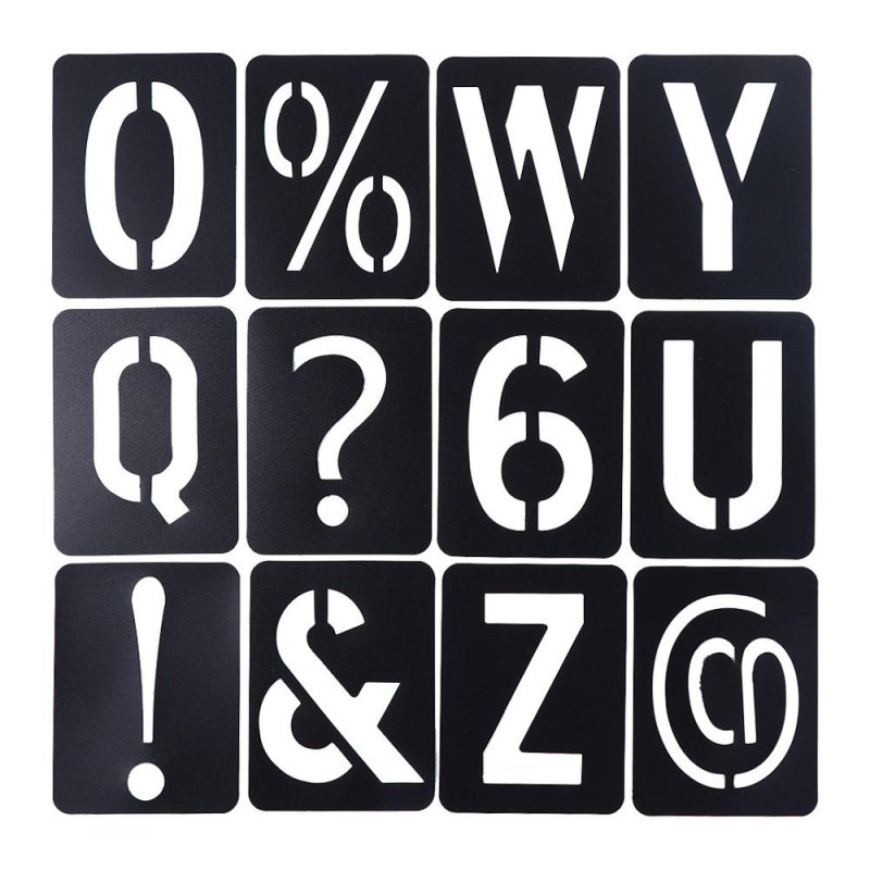 Буквенный трафарет