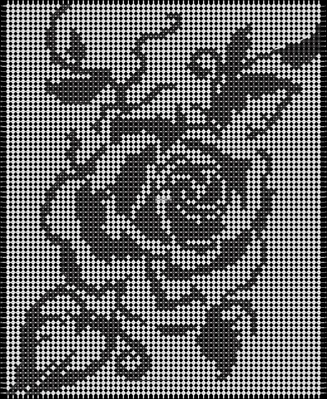 Узоры для филейного вязания крючком