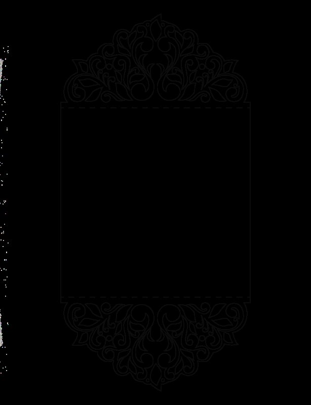 Макет конверта для плоттера