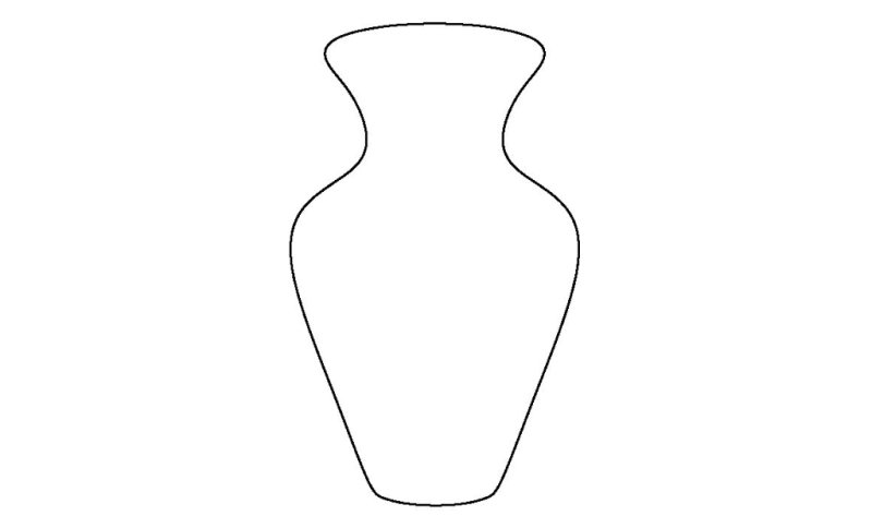 Ваза для аппликации