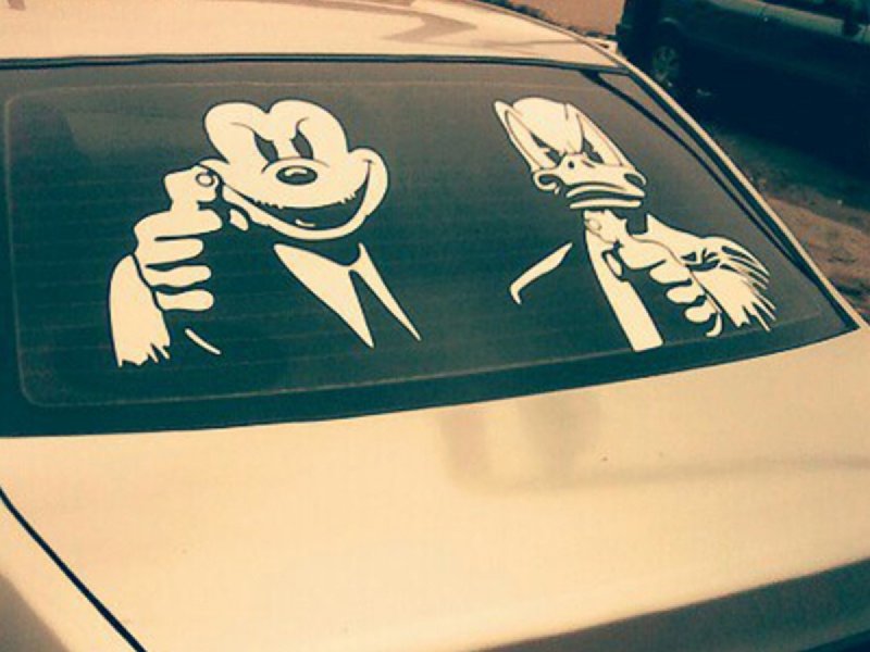 Классные наклейки на машину