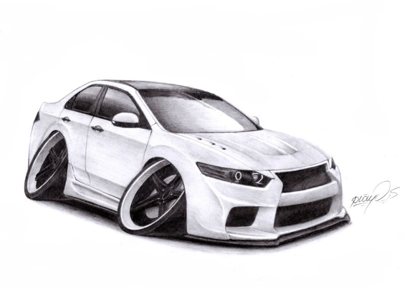 Хонда Аккорд 7 рисунок