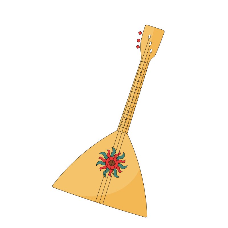 Балалайка картинка для детей