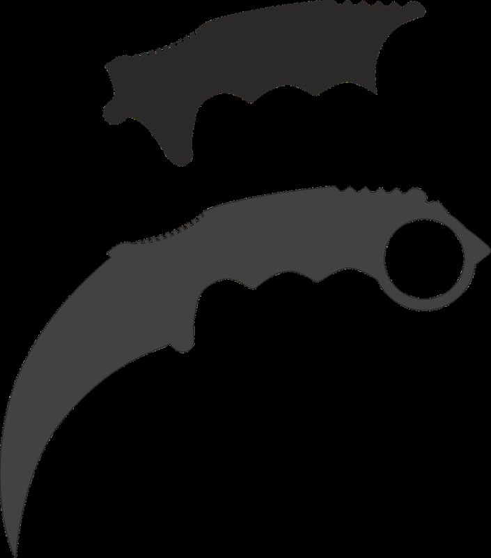 СТЕНДОФФ 2 нож керамбит