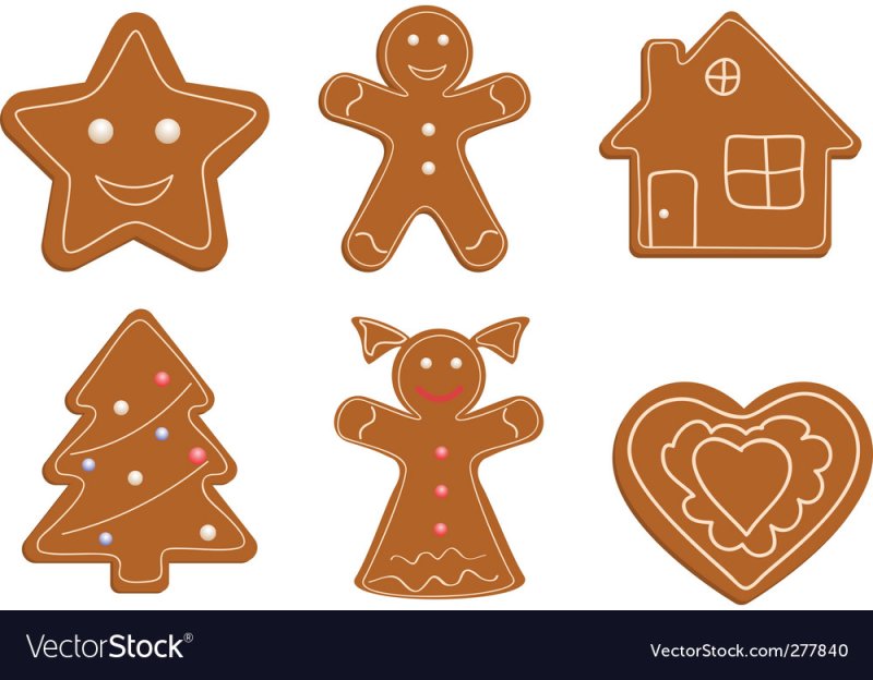 Шаблоны для имбирного печенья