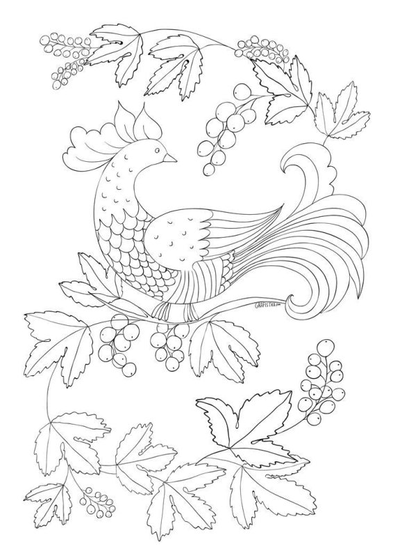 Узоры для росписи по дереву