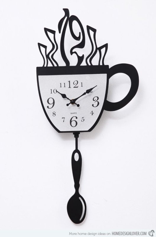 Креативные часы на кухню
