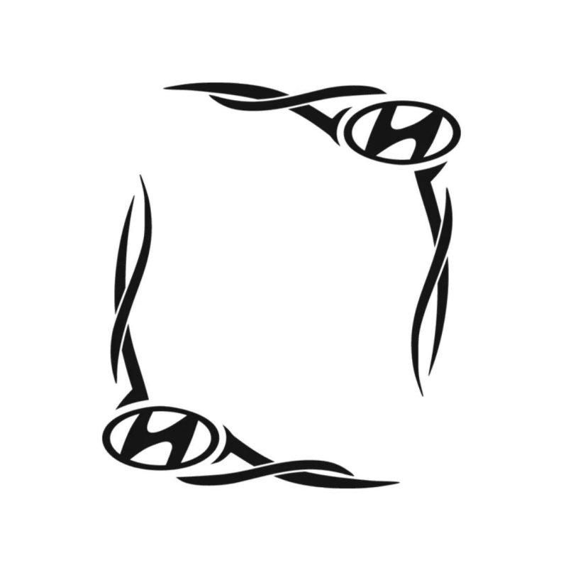 Наклейки на авто на боковые стекла