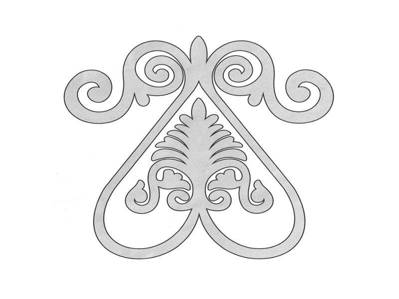 Шнуровидный Якутский орнамент