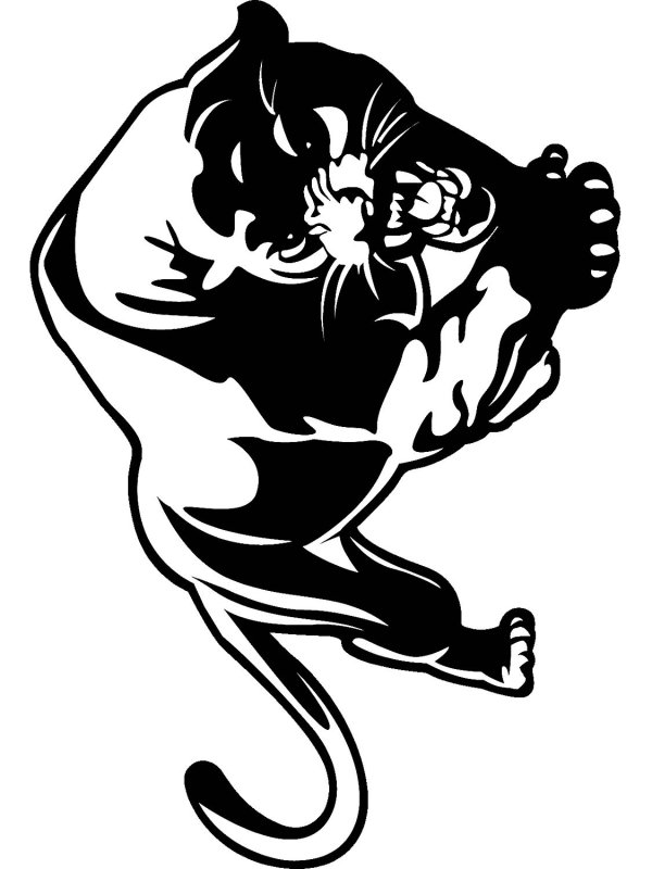 Пантера рисунок Графика