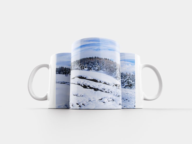 Кружка со снежком