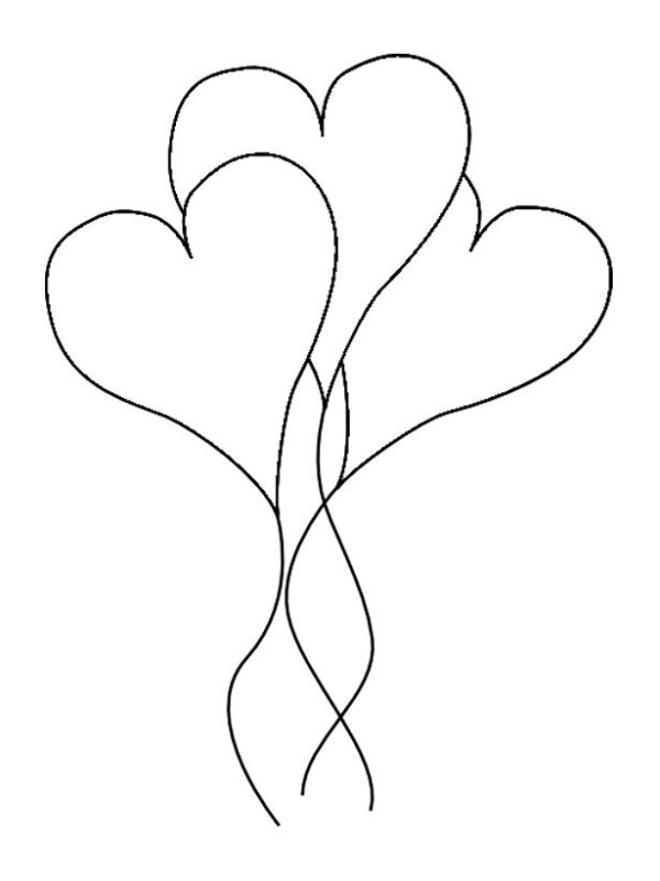 Сердечки картинки шаблоны