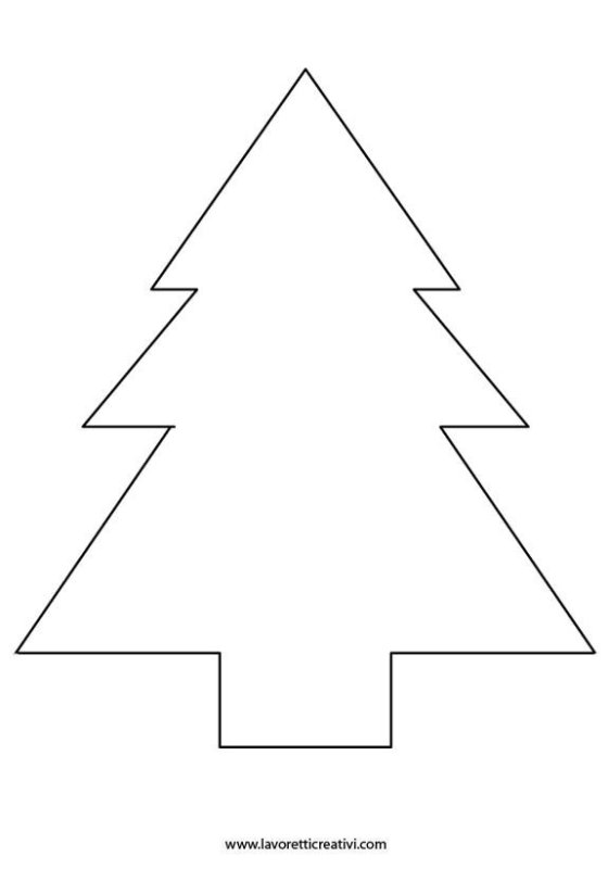 Елочка для вырезания